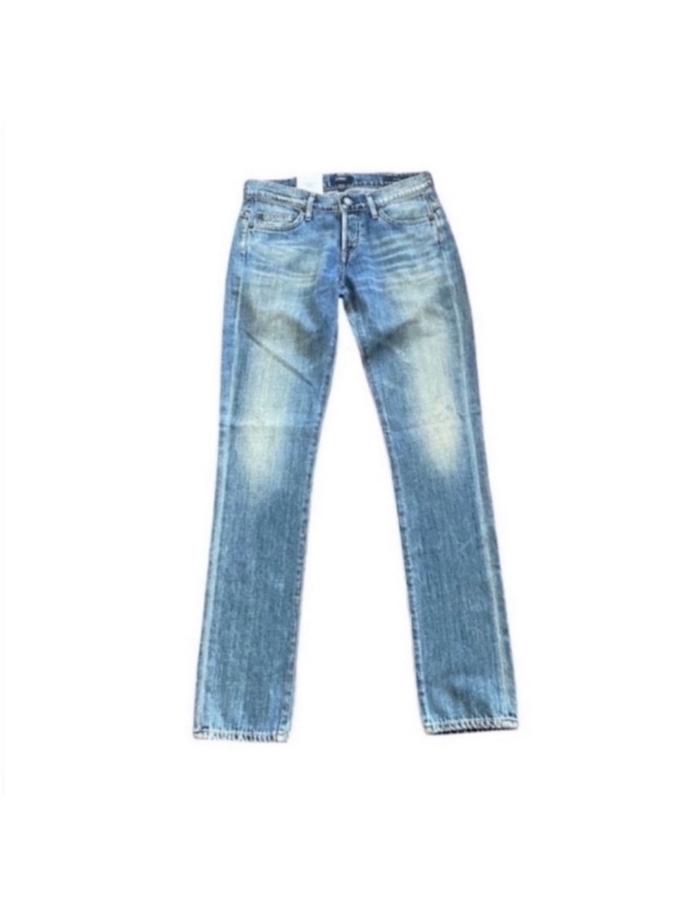Agolde Jeane NWT casual straight button fly denim blue jean cotton boho size 24